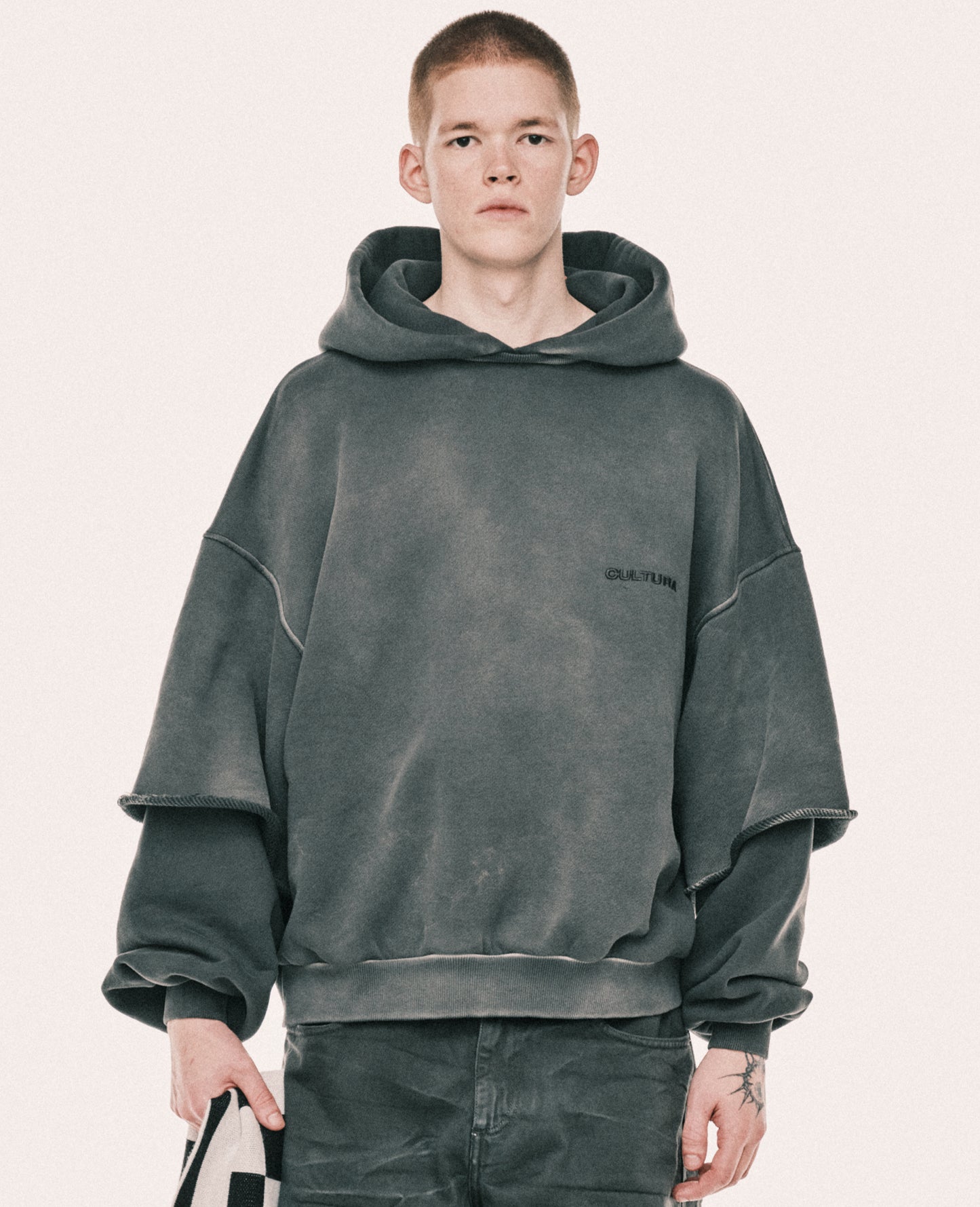 HOODIE DOUBLE SLEEVE I003