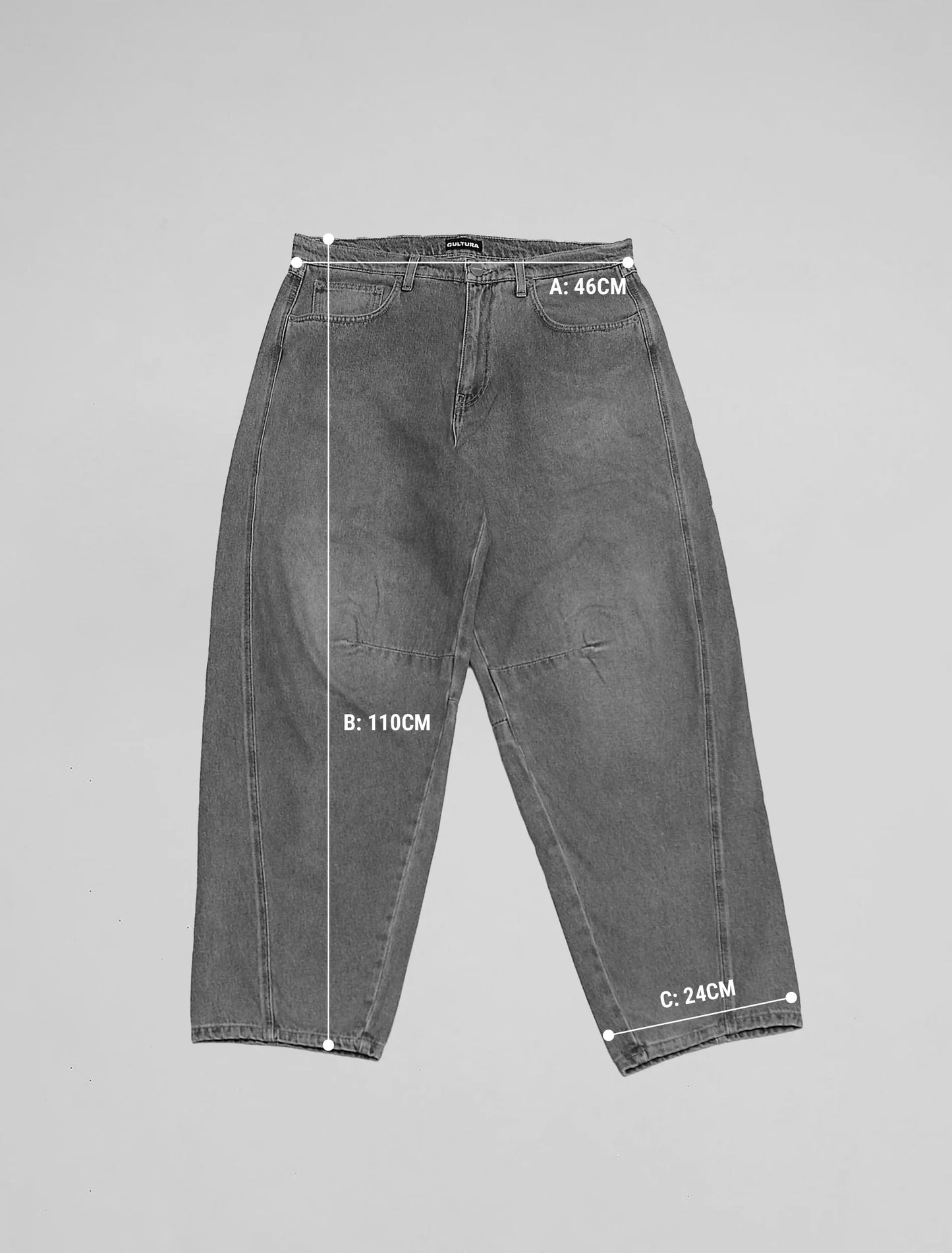 Ballon Pant Denim Dirty