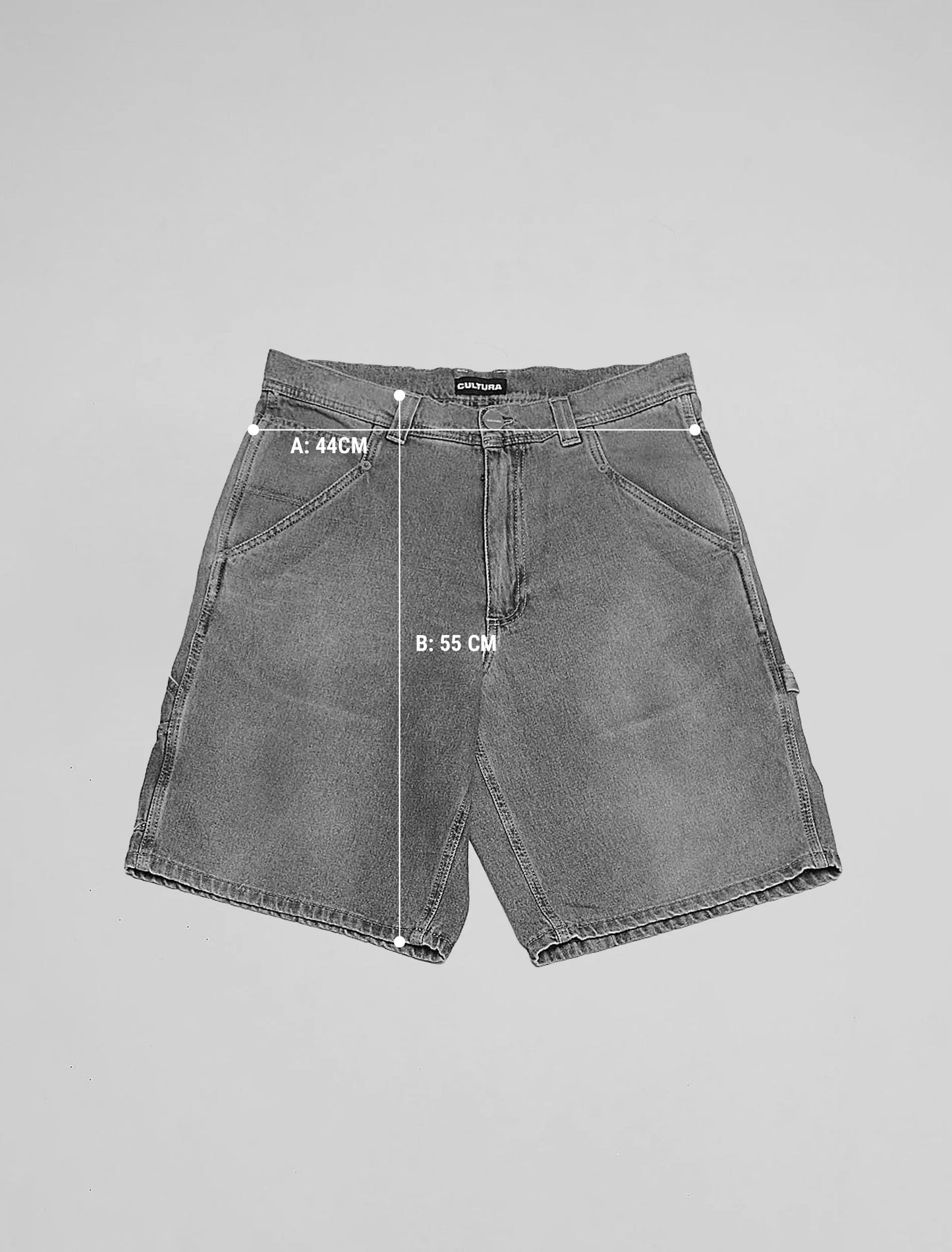 A049 SHORT CARGO WHITE