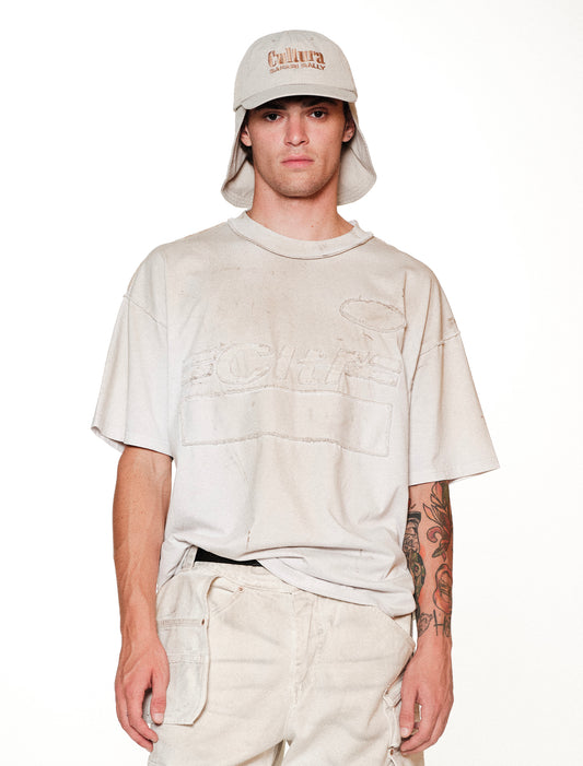 A001 RACE TEE DIRTY WHITE