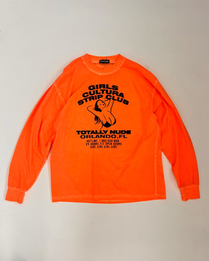 A006 GIRLS CULTURA TEE (OLD ORANGE)