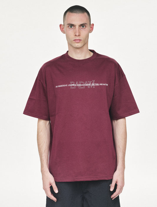 BADAWI IMMERSIVE TEE BORDAUX