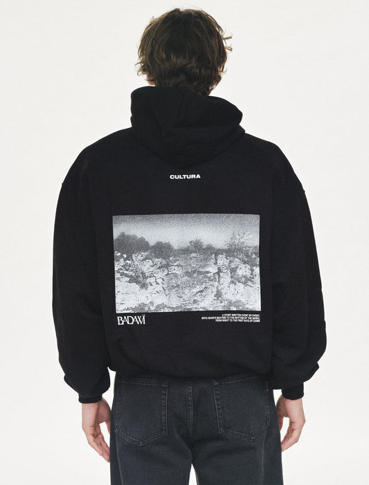 BADAWI HOODIE BLACK