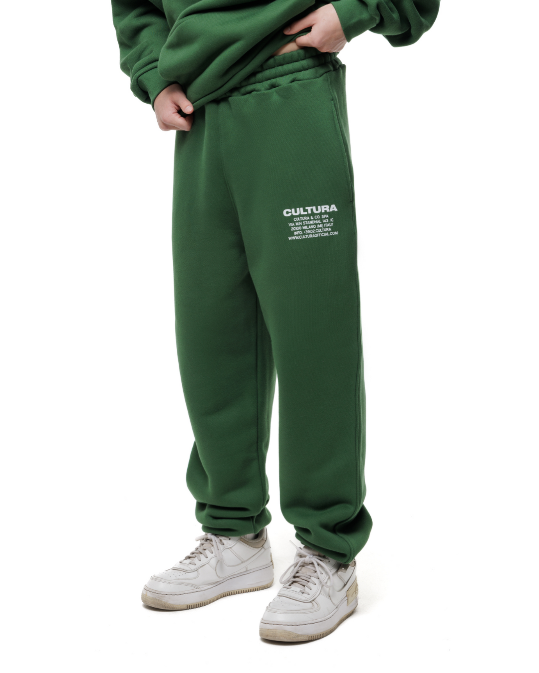 Sweatpants Logo Green