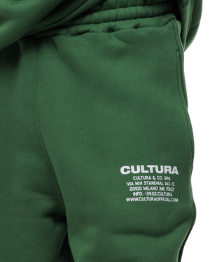 Sweatpants Logo Green