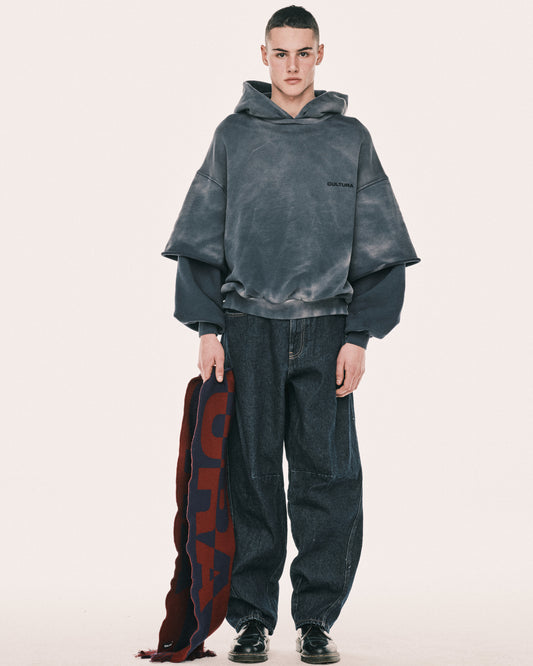 HOODIE DOUBLE SLEEVE I005