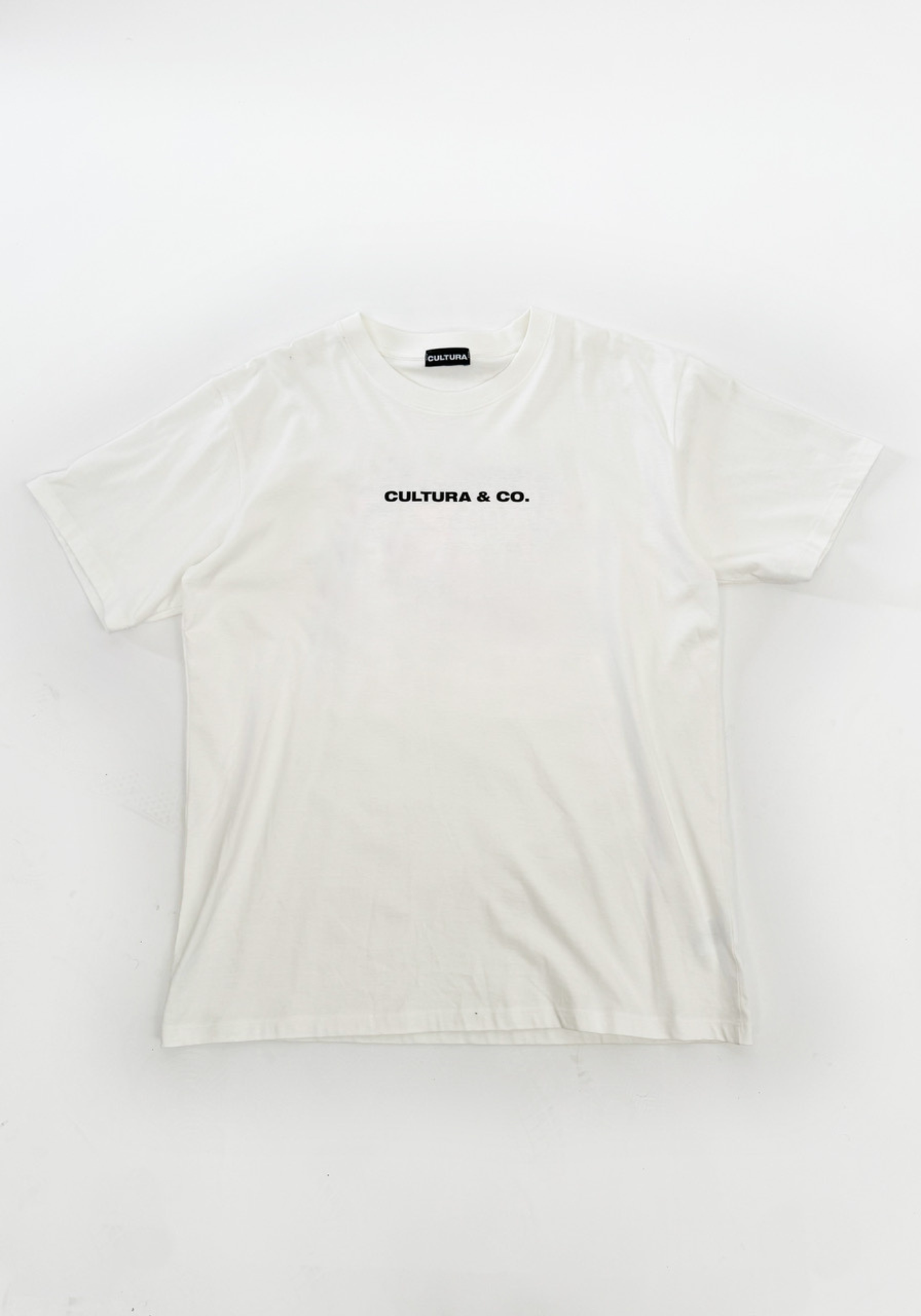 White T-shirt AI Generated Skatepark Print  A007