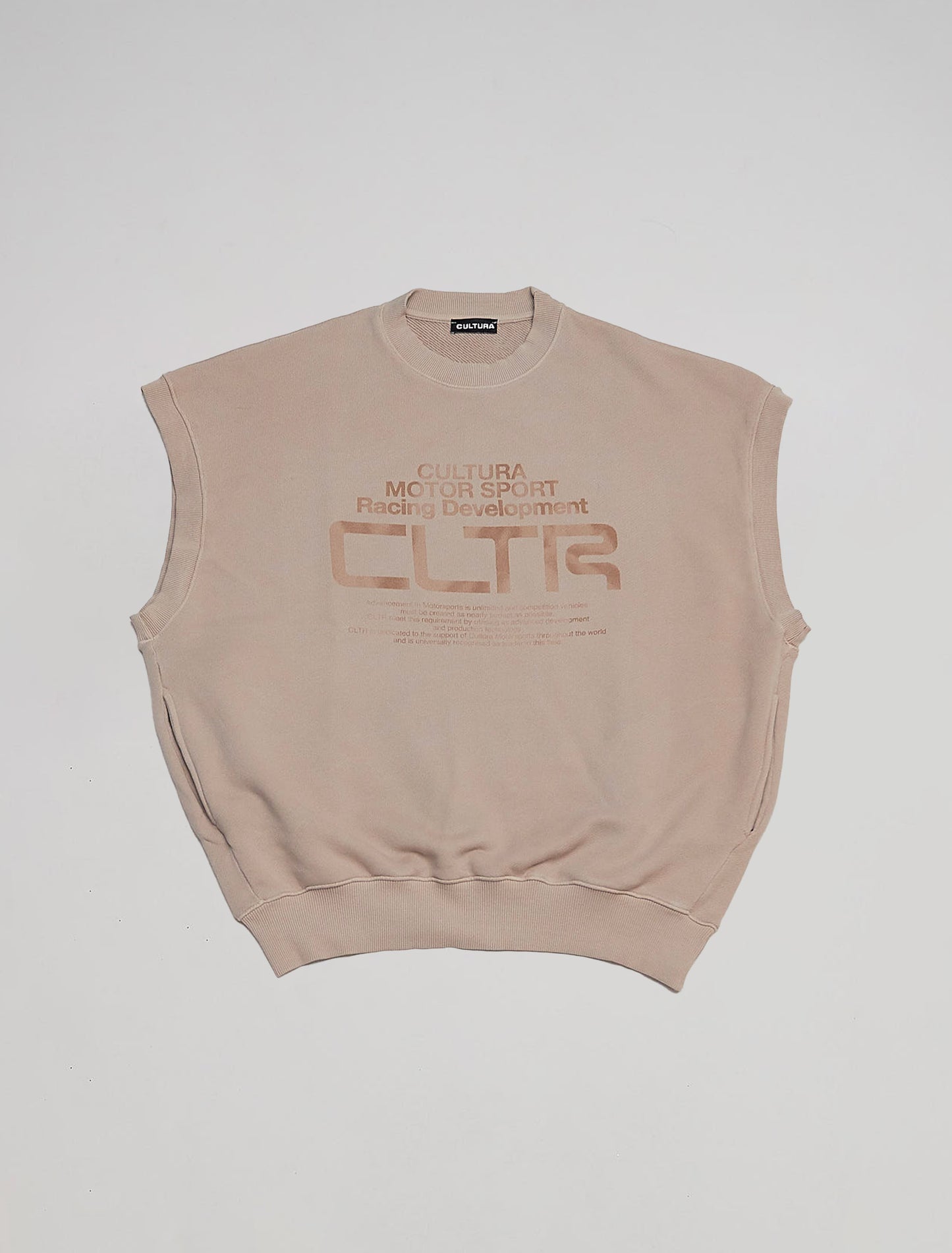 Sleeveless Crewneck Sweatshirt